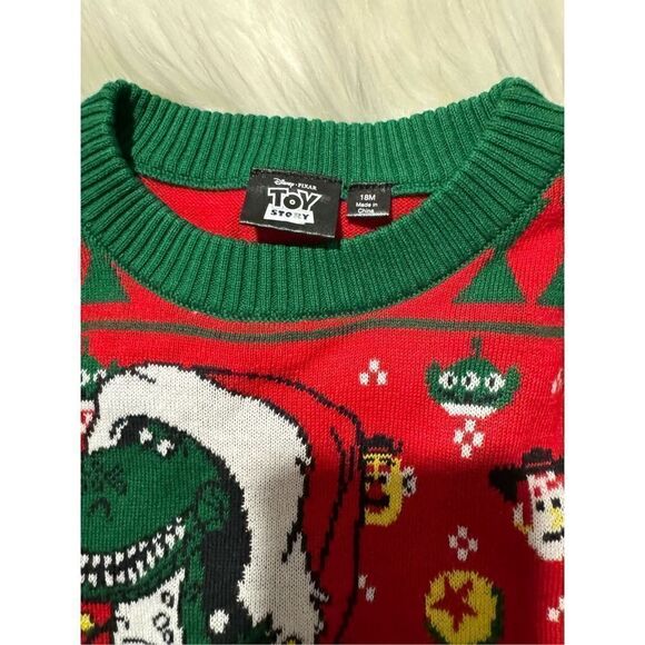 Toy Story Rex Xmas sweater 18 months - Picture 2 of 4